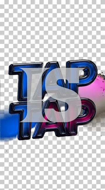 Anteprima di un overlay animato Tap Tap in stile Metal
